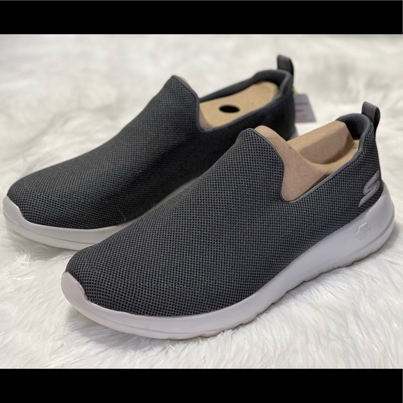 New Skechers men GOwalk Max Walking Shoes Charcoal - Picture 5 of 9